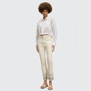 DOROTHEE SCHUMACHER cream mix dip dye love pant